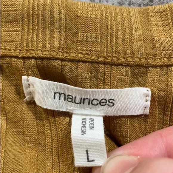 Maurices Ribbed Button Front Tank - Picture 2 of 3